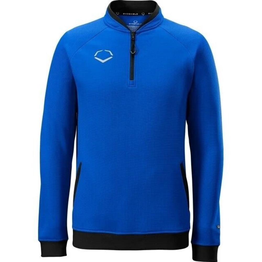 NWT EvoShield Heater 1/4 Zip Pullover Fleece Warm Up‎ Batting Baseball Mens Med